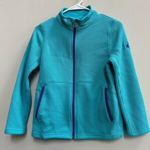 Teal Spyder zip up kids XL/18 jacket- Used like new